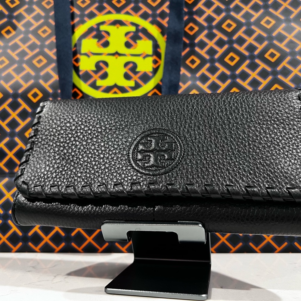 Tory Burch Black Leather Wallet